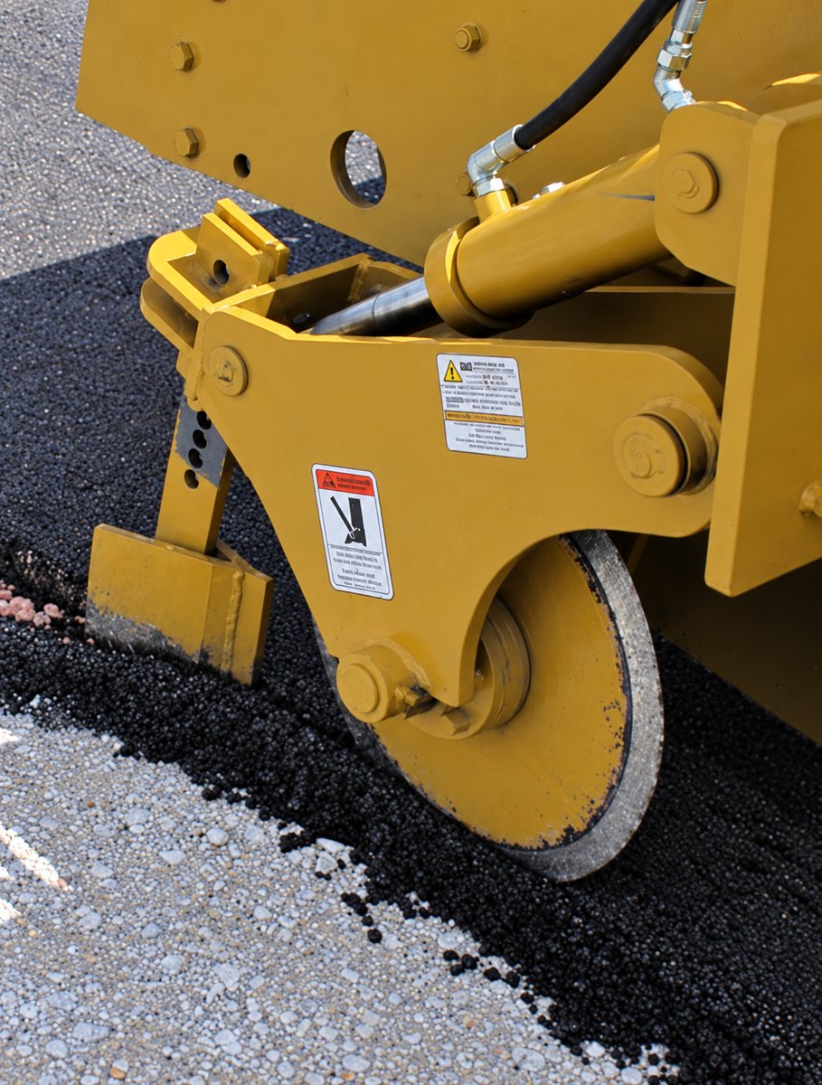 Roller cutter side view